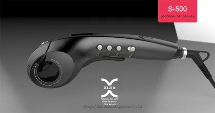 Automatic hair curler different types of curls
