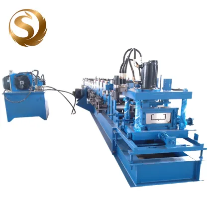 Steel Frame Purlin Machine - Building Material Roll Forming Equipment