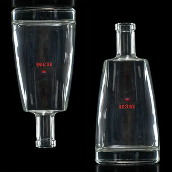 Cork Design Fancy Crystal Liquor Bottle Super Flint Spirits 700ML Brandy Glass Bottle