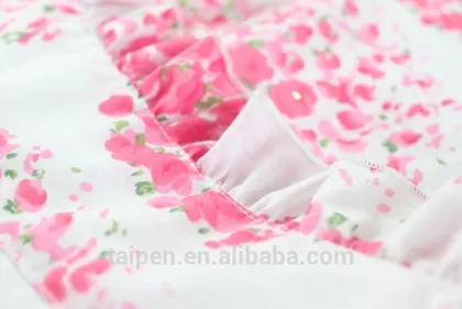 Kids Girls Party Dresses Sleeveless Printed Flower Girls Dresses