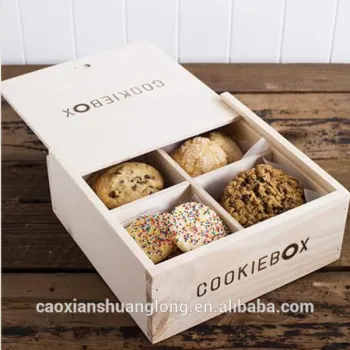 2017 hot sale eco friendly wooden cupcake box with customer logo