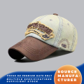 Topi Baseball Americana Vintage Patch Dicuci