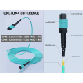 12cores MPO OM3 fiber connector patch cord cable