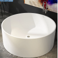 Baignoire en acrylique pur circulaire blanc lowes