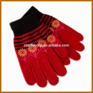 fashion knit pattern fingerless gloves circular needles