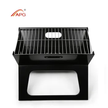 X-Shape Portable Folding Iron Charcoal Grill for Camping