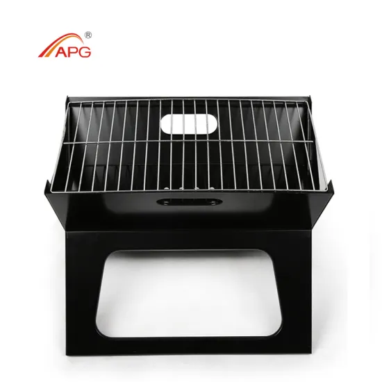 X-Shape Portable Folding Iron Charcoal Grill for Camping