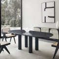 Simple Design Stable Practical Back Oval Dining Tables