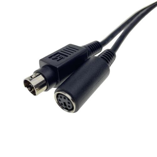ミニ Din 6P オス - メス ケーブル
