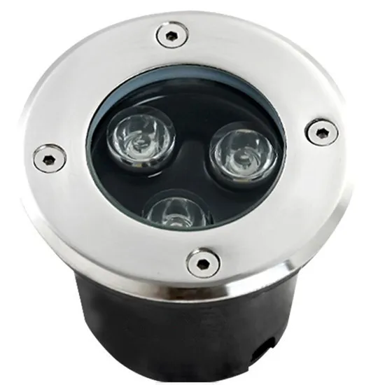 IP67 Waterproof Stainless Steel LED Buried Lights 3000K-6000K AC220V 3W