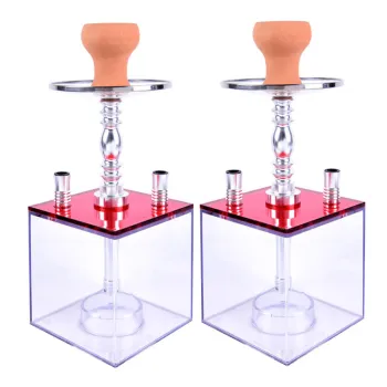 Portable LED Light Acrylic Ice Shisha Hukkah Hookah for Sale