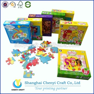 eco-friendly paper jigsaw puzzle for children