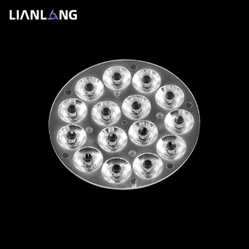 Lentille optique poreuse circulaire LED pour la lumière par la lumière