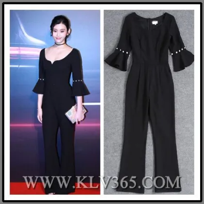 Women′s Fashion Clothes Summer Cocktail Jumpsuit Long Pants