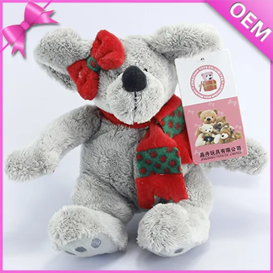 25cm Sitting Grey Stuffed Mouse Plush Toy Mouse, Plush Christmas Mouse, Grey Mouse Plush Toys