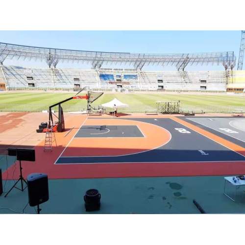 Pavimentazione di campo da basket esterno temporaneo di alto livello