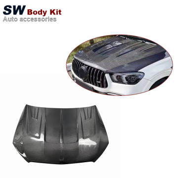 SW Carbon Fiber LD Style Hood for Mercedes-Benz GLE Coupe C167/W167 GLE450 GLE53 GLE63 Upgrade