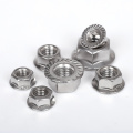 Stainless steel hexagon nuts with washer