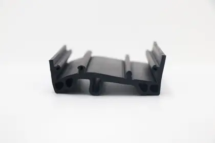 Transportation railway door and window rubber sealing strip