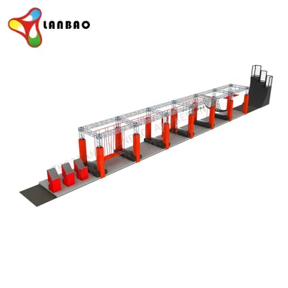 High-Quality Indoor Ninja Warrior Course Equipment with Simple, Effective & Safe Design