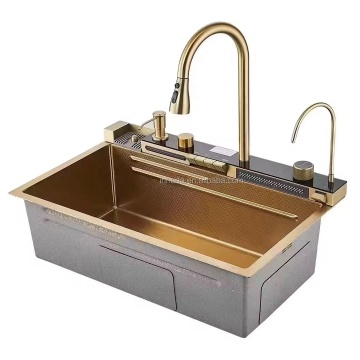Digital Piano Panel Faucet Thermostatic Kitchen Mixer