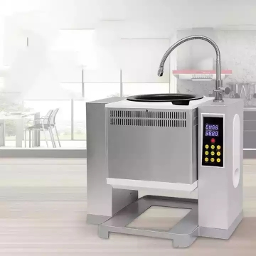 Large Commercial 4500w 15L Drum Stir Fry Rice Cooking Machine