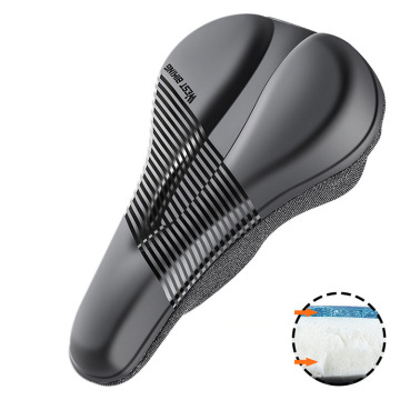 MTB Mountain Road Bike Saddle Cover: PU Gel Breathable Soft Seat Cushion