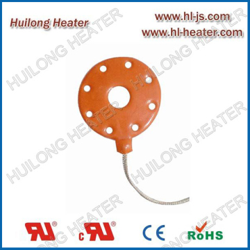 Flexible silicone heating element for valve