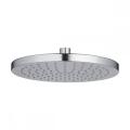 Polished ABS plastic round big spray overhead shower