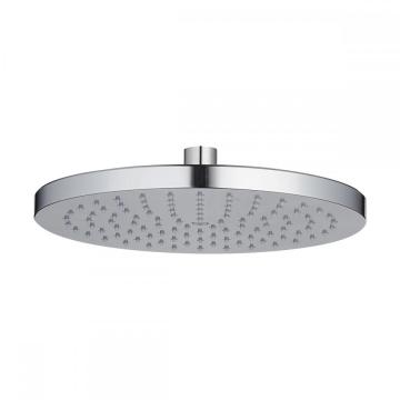 Polished ABS plastic round big spray overhead shower