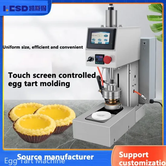 High Efficiency 1000PCS/ Hour Electric Tart Forming Machine Egg Tart Crust Making Machine