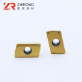 Solid head drilling inserts for metal cutter