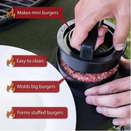 Burger Press: Hamburger Patty Maker for Stuffed and Regular Burgers