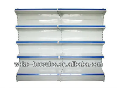 Wal-Mart standard Professional manufacturer display supermarket shelves/shelf /shelving Hebei woke metal