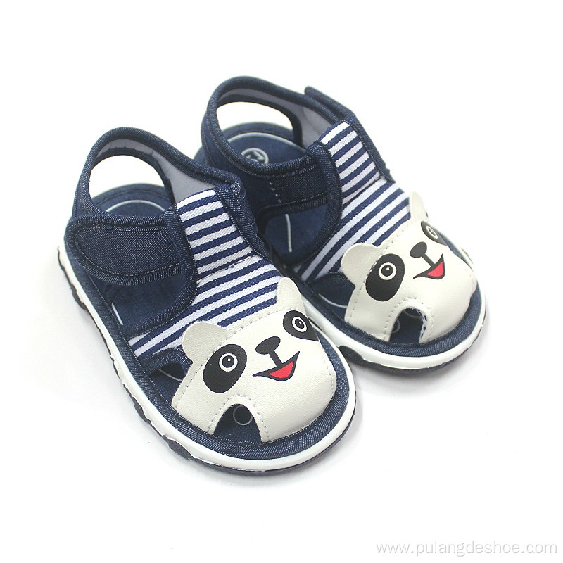 Wholesales baby boy sandal with sound