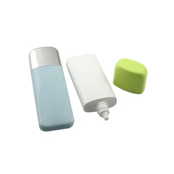 TM-CB2002 30ml Plastic Liquid Foundation Tube & 10ml Blowing Bottle - Lotion Cosmetic Packaging