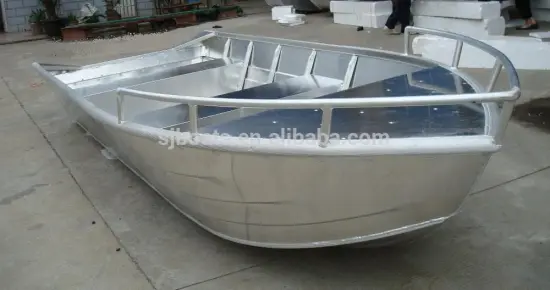 12ft small White Aluminium Fiberglass Fishing Boats For Sale