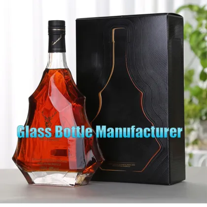 Armenian Brandy Horse Bottle Brandy Glass Bottle