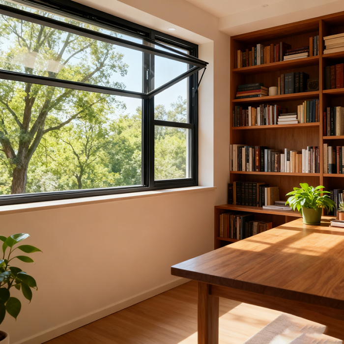 Yukarıya Açılan Katlanır Pencere Modern Güneş Odaları