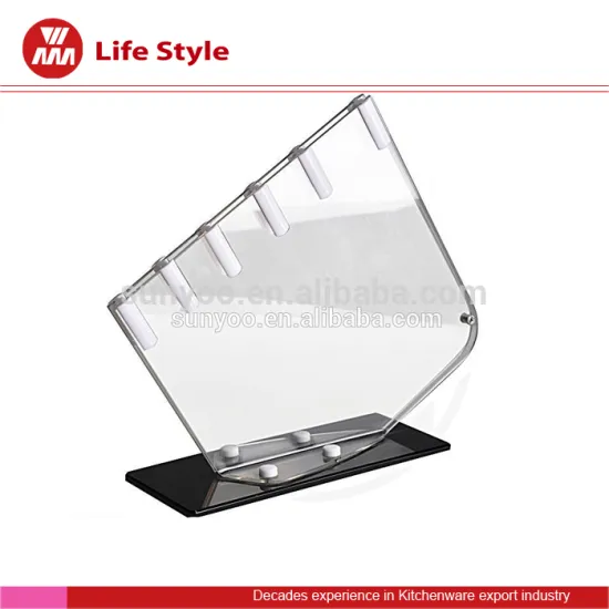 clean plastic universal knife block from china manufacturer