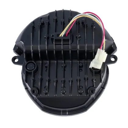YongJin High Power Black Motorcycle Headlight with DRL for Ducati Monsters