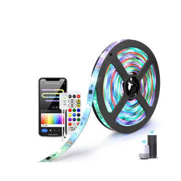 Smart RGB LED Strip Light - Full Color WS2811 60 LEDs, DC12V, Addressable Strip Lighting