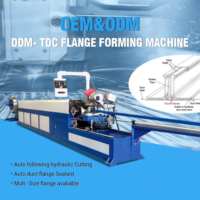 Ddm Hvac Duct Tdc Flange Forming And Facing Machine, High Quality Ddm ...