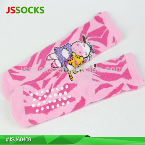 Baby cute terry socks baby socks with rubber soles baby girls tube sock