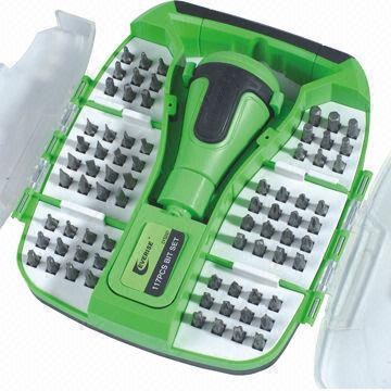 75-piece Bit Set, Unique Design, 1-piece Screwdriver
