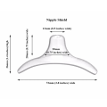 간호 모유 수유를위한 프리미엄 젖꼭지 방패