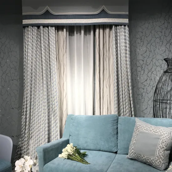Top-Designed XXC High-Quality Fabric Embroidered Faux Linen Curtains: Elevate Your Space with Luxurious Style