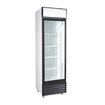 Vertical Beverage Cooler with Glass Door for Supermarket Beer Display