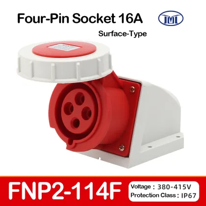 Industrial Blue Surface Mount Socket 16A 32A Wall Socket Manufacturers