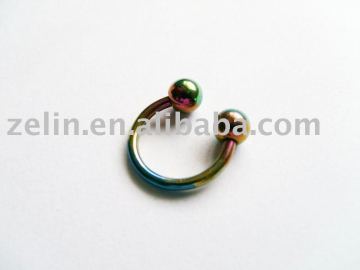 316L plated CBR rings nose ring body piercing jewelry